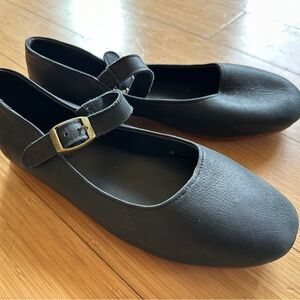 Elf Handmade Black Mary Jane Flats